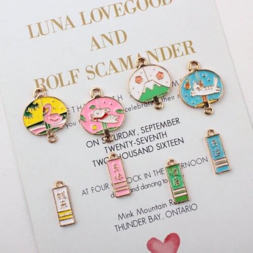 Blessing wind bell standard diy jewelry accessories KC gold animal alloy small pendant bracelet earrings pendant