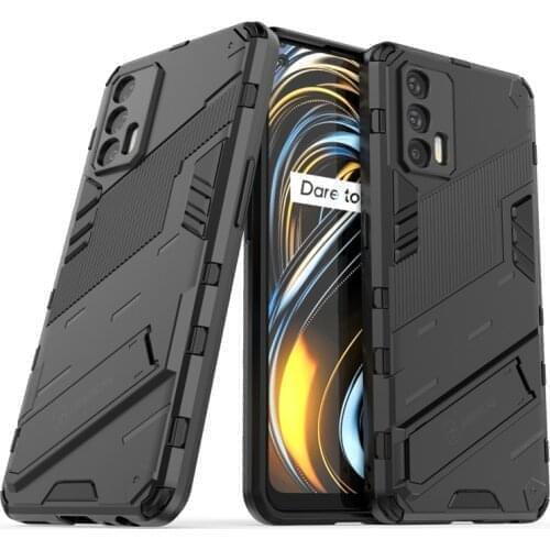 Phone Holder Case For Oppo Realme GT Neo Case Bumper Hard PC Armor Full Cover For Oppo Realme GT Neo Case For Oppo Realme GT Neo