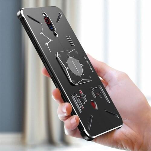Phone Case Metal Anti-fall Protective Cover For ZTE Nubia Red Magic 5G 6.65" 8/128GB 4500mAh Gaming Phone Housing Skin Shell