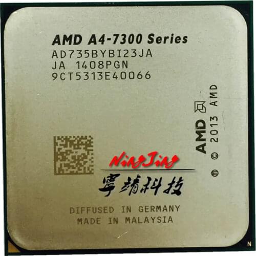 AMD A4-Series A4 7350B 7300 7350 3.4 GHz Qual-Core CPU Processor AD735BYBI23JA Socket FM2