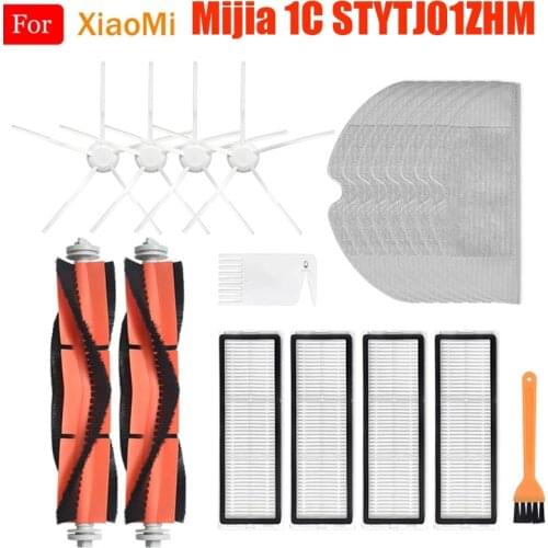 Main Brush Side Brush HEPA Filter Parts For XiaoMi Mijia 1C STYTJ01ZHM Dreame F9 Mop Cloth Vacuum Cleaner Robot Accessories