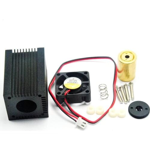 Focusable Housing/Case/Heatsink for 635nm 650nm 680nm 5.6mm Red Laser Diode TO-18 LD Dot Module Fan