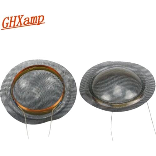 GHXAMP Translucent Diaphragm 25.4MM 25.5 Core Dome TREBLE Voice Coil 8OHM Tweeter Speaker repair accessories DIY Same Side SD1.1
