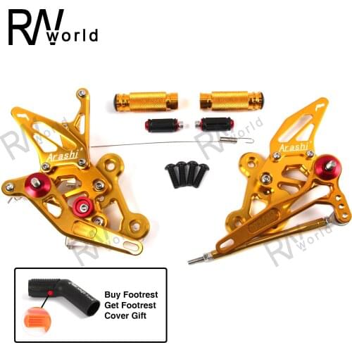 Motorcycle Rearsets Footrest Footpeg For SUZUKI GSXS750 GSXS750Z 2015-2020 CNC Adjustable Rear Set GSXS 750 750Z 2016 2017 2018