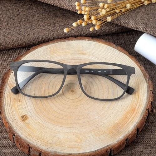 AZB DESIGN Men Wood Glasses Frame Square Optics Frame Prescription Glasses Frames Optical Eyewear Mens eyeglasses frame