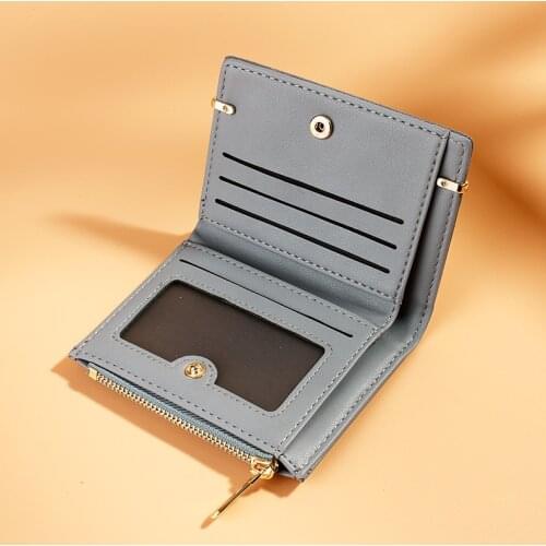 2020 Small Leather Wallet Women Vintage Women Wallets Luxury Brand Wallets Designer Purse Female Card Holder Coin Short Carteira