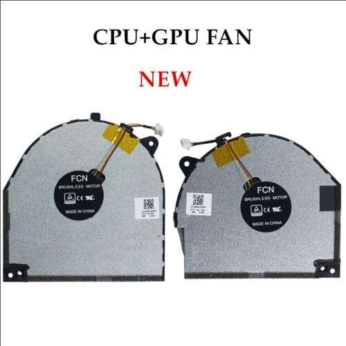 Cheap New Laptop Cooling For Lenovo Savior Y530 Y7000 CPU GPU Fan DFS200405CA0T-FKPW DC28000DKF1 DFS200105BR0T-FKPX DC28000DKF0