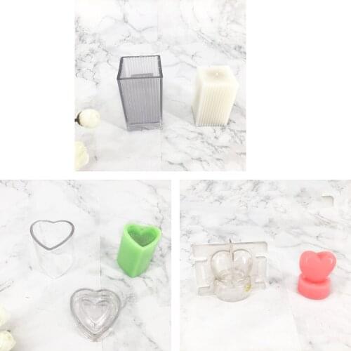 Plastic Mold for Resin Epoxy Jewelry Making Candle Wax Homemade Soap DIY Plastic Candle Mold