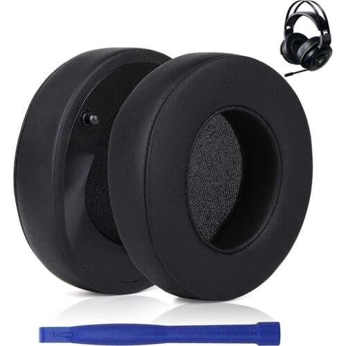 1Pair Replacement Earpads Ear Pads Cushion For Razer Thresher Ultimate Tournament Edition PS4 Xbox One Dolby 7.1 Gaming Headset