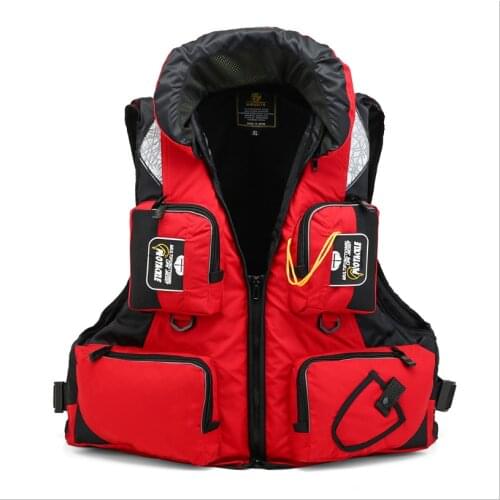 Unisex Polyester Life Jacket Swimming Life Vest Fishing Vest Outdoor Sport Safety CE Life Jacket For Drifting Boating Kayak