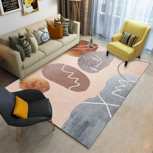High Quality Ins Nordic Style Living Room Bedroom Blanket Sofa Tapetes De Sala Table Cushion Simple Modern Household Carpet