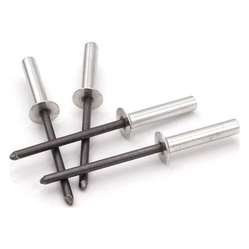 DIN 15974 20pcs M3.2*11/13/14/18 Aluminum Countersunk Head Closed End Blind Rivet Sealed Blind Rivet Water Air Tightness Rivets