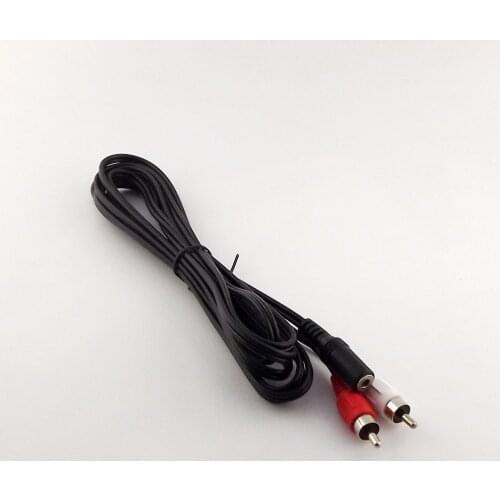 1pc 5Ft 1/8" 3.5mm Stereo Female To 2 RCA Male Y Splitter Audio AUX Adapter Cable 3m