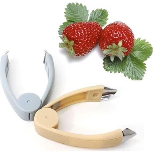 1 Pcs Strawberry Pineapple Tomato Stem And Leaf Remover Fruit Corer Peeler Fruit & Vegetable Tools Kitchen Household Tools