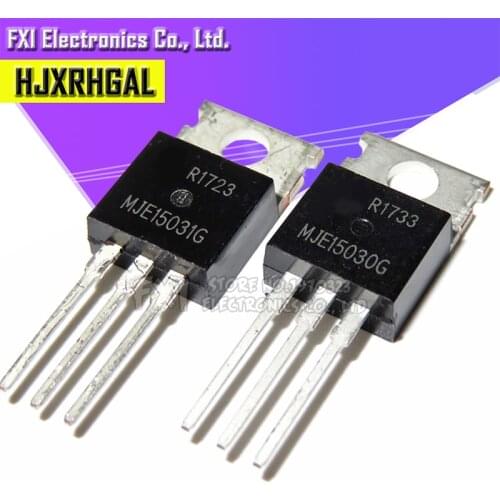 10PCS ( 5PCS MJE15030G + 5PCS MJE15031G ) MJE15031 MJE15030 TO-220 TO220