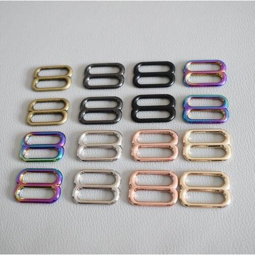 50 Pcs/Lot Adjustment DIY Dog Collar Straps Bags Belts Accessories for 20mm Webbing High Quality Plated Metal