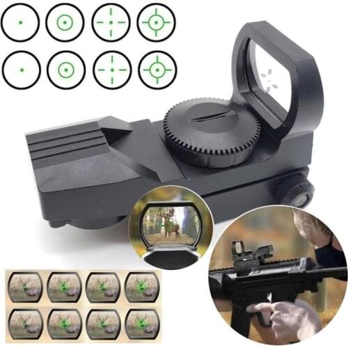 Gun Accessories Toy Hot 20mm Tactical Holographic Reticle Reflex Red Green Dot Sight Fits 20mm Rail