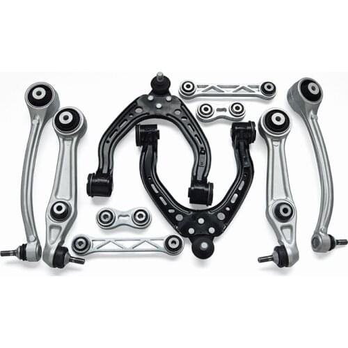 Free shipping aluminum Auto suspention parts 10pcs control arm set apply for Tesla Model S