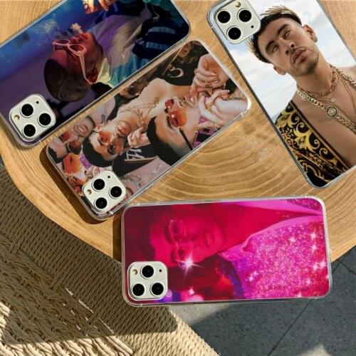YNDFCNB bad bunny Phone Case for iPhone 11 12 pro XS MAX 8 7 6 6S Plus X 5S SE 2020 XR fundas