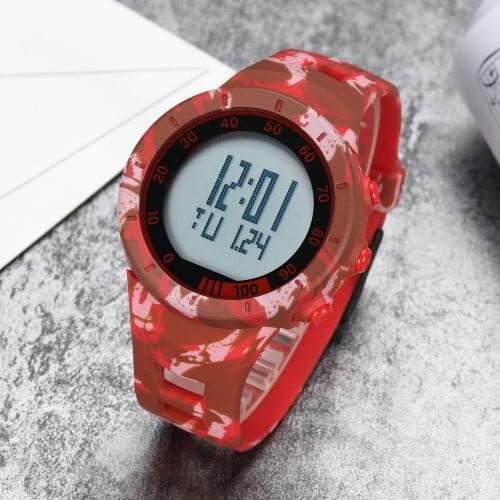 OHSEN Digital Women Men Sport Wristwatches Muti Function Red Fashion Lover Outdoor Watch Waterproof Military Clocks Reloj Hombre