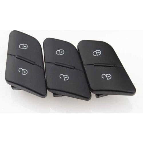 FHAWKEYEQ Qty 3 Drivers Central Door Lock Locking Switch Button New For VW Passat B6 3C 2006-2011 3C0 962 125 B 3C0 962 125B