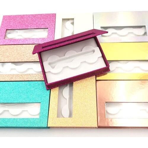 1pcs lashes box for 3pcs mink eyelashes package with tray customized your own logo eye lashes box curely free box hot sale