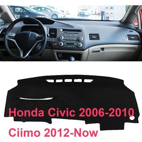 For Honda Civic 2006 2007 2008 2009 2010 For Ciimo 2012-Now DashMat Sun Dashboard Mat Cover Pad Car Interio Accessories