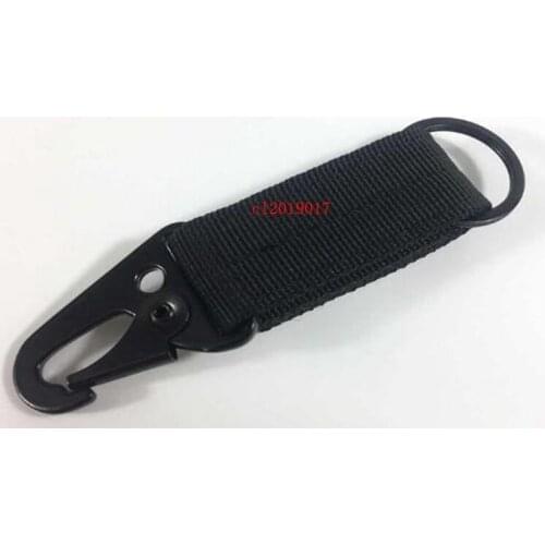 Molle strap webbing Carabiner Quickdraw belt clip camp tactical backpack kit travel bag attach clasp outdoor bushcraft hang