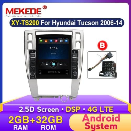 10inch Tesla Style Android Car Video 2.5D GPS Navigation Radio Multimedia Player Stereo For Hyundai Tucson 2006-2014 BT Dsp 4G