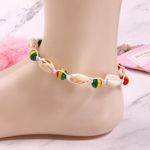 Anklets for Women shell Foot Jewelry Summer Beach Barefoot Bracelet ankle on leg Ankle strap Bohemian Accessories shell anklets
