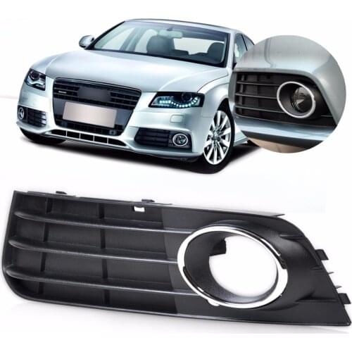 DWCX 8K0807681A01C Front Left Bumper Fog Light Lamp Cover Grille For Audi A4 B8 2008 2009 2010 2011 2012