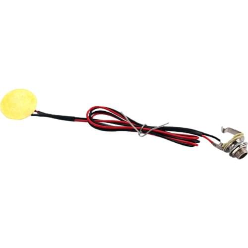 Pre-wired Piezo Pickup Drum Trigger Transducer for Cigar Box Guitar Replacement
