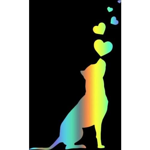 S50703# Various Sizes/Colors Car Stickers Vinyl Decal American Staffordshire Terrier Motorcycle Decorative Accessories Creative