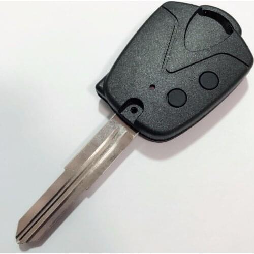 Replacement Car Blank Key 2 Buttons Remote Case Housing Case Cover with Groove on Left of Blade For Malaysia Proton Key Shell