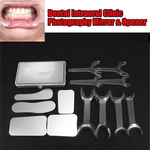 Dental Orthodontic Oral Intraoral Photography Mirror 5 Retractor Opener Tools 8