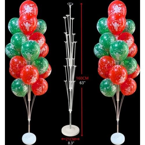1/2Set Balloon Stand Balloon Holder Column Christmas Balloons Birthday Party Wedding Decoration Adult Kids Air Global Balls