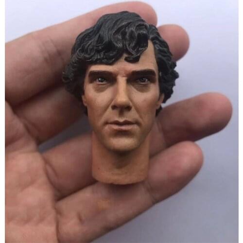 In Stock For Sale 1/6th Detective Benedict Male Head Sculpture For Usual 12inch Doll Action Figure