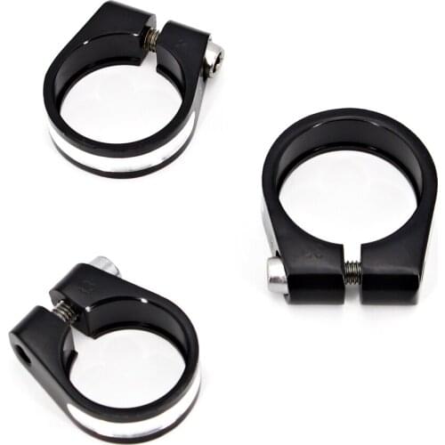 Bicycle 28.6/31.8/34.9mm Aluminum Alloy Seat Tube Clamp MTB Road Bike Seat Post Tube Clip Bike Accessories