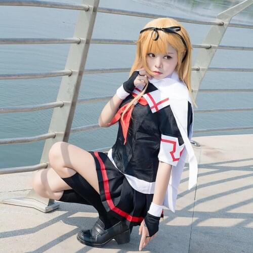 Yuki Kaiji Costume anime cosplay uniform fleet Collection Womens sailor suit