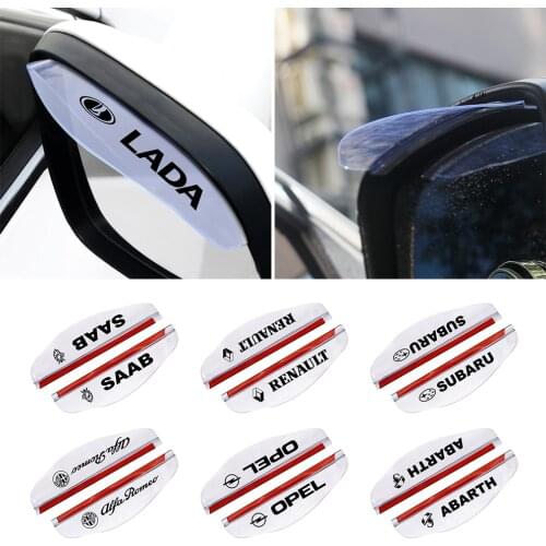 Driving Safety Car Rain Brow Rearview Mirror Rain Water Rainproof Eyebrow Cover Side Shield for Mazda Axela Atenza Mazdaspeed
