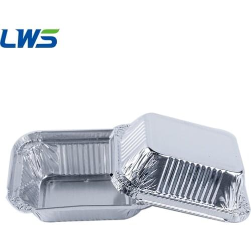 7X5 inch Aluminum Foil Pans with Lid For Restaurant Take-Out Packing Food 10-60pcs 700ML