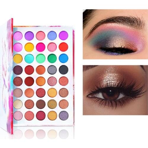 40 Colors Gliltter Eye Shadow Palette Matte Eyeshadow Women Beauty Eye Makeup Palette Shimmer Shinne Glitter EyeShadow Makeup