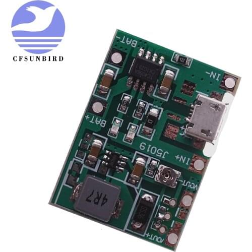 50PCS Lithium Li-ion 18650 3.7V 4.2V Battery Charger Board DC-DC Step Up Boost Module