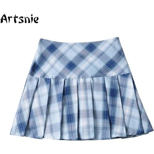 Женские плиссированные юбки Artsnie China At AliExpress