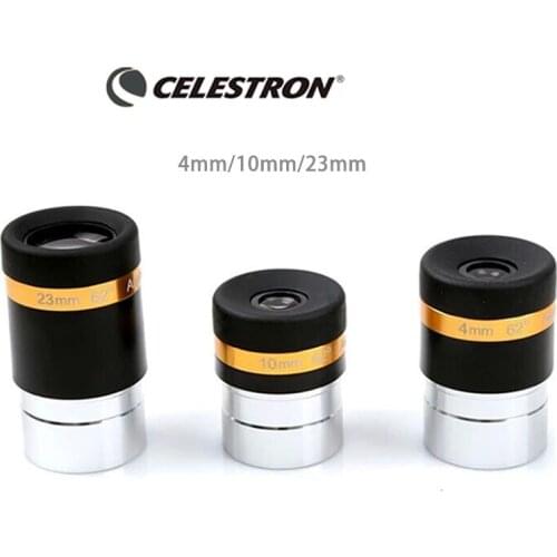 Celestron 62 degree aspherical high-definition eyepiece 4/10/23mm Fully Coated for 1.25" Astronomy Telescope