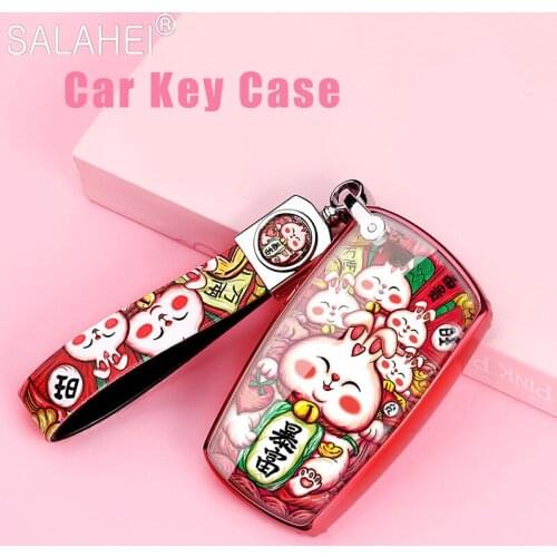 TPU Car Key Cases Cover For BMW X1 X3 X4 X5 X6 F30 F34 E60 E90 F10 E34 E36 F20 G30 F15 F16 1 2 3 4 5 6 Keychain Accessories