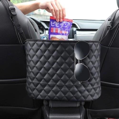 Car Handbag Holder Car Rear Seat Back Hanging Nets Pocket Trunk Bag Organizer Auto Stowing Tidying Interior Accessories