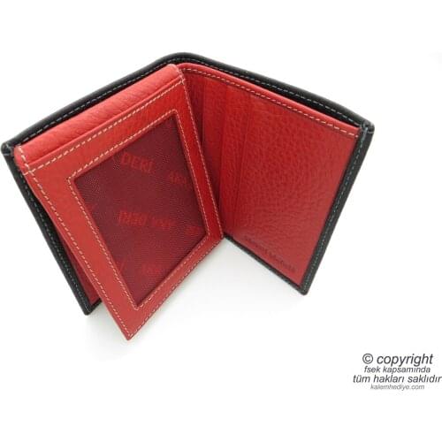Genuine Leather Wallet | İsme Special Wallet | 9x10,5 Vertical | TM 1004-1 Gift Wallet