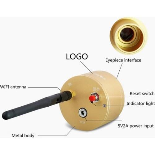 Digital Eyepiece for Telescope Binoculars Electronic Lens 1.25" 2MP Pixel