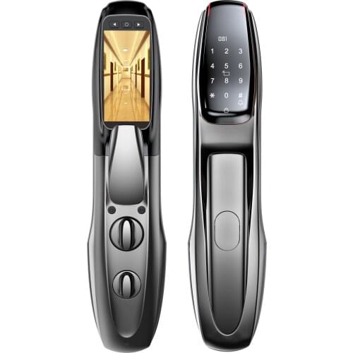 Qleung S916max Intelligent Camera Wifi App Peephole Fingerprint Lock Password Card Smart Door Lock